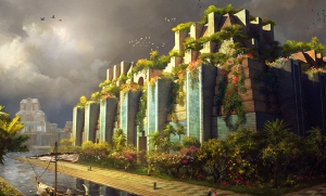 Οι περίφημοι κρεμαστοί κήποι της Βαβυλώνας